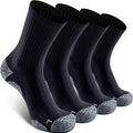Elite Cushioned Compression Mid-crew Socks 4-Pack by Sitoisbe