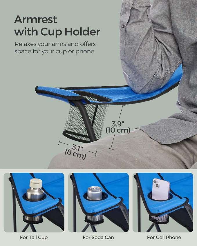 SONGMICS Folding Camping Chair, - Image 9