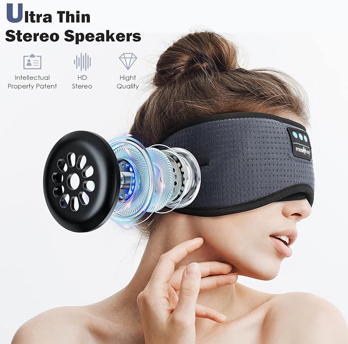 MUSICOZY White Noise Bluetooth Sleep Mask - Image 5