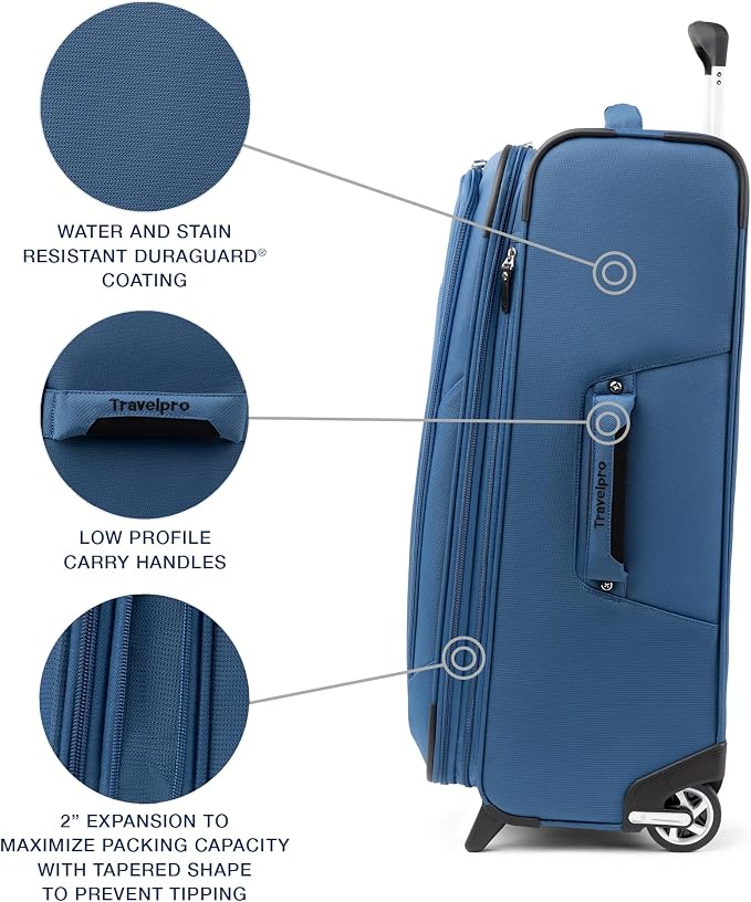 Travelpro Maxlite 5 Softside Expandable Upright 2 Wheel Checked Luggage - Image 4