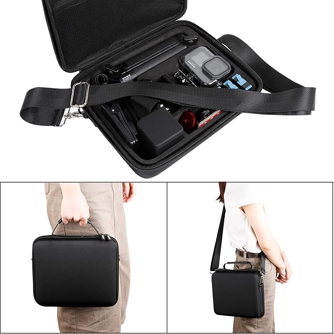 PellKing Hard Case for GoPro Hero 13/12/11/10/9/8/7/2018/6/5 Blcak/4 Silvery - Image 7