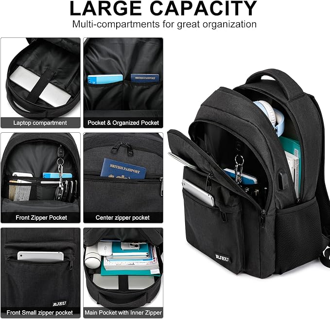 School Backpack for Teen Boys & College Students - Image 2