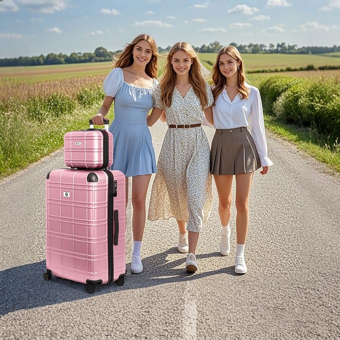 Luggage Sets 4 Piece, ABS PC Lightweight Suitcases - Image 7