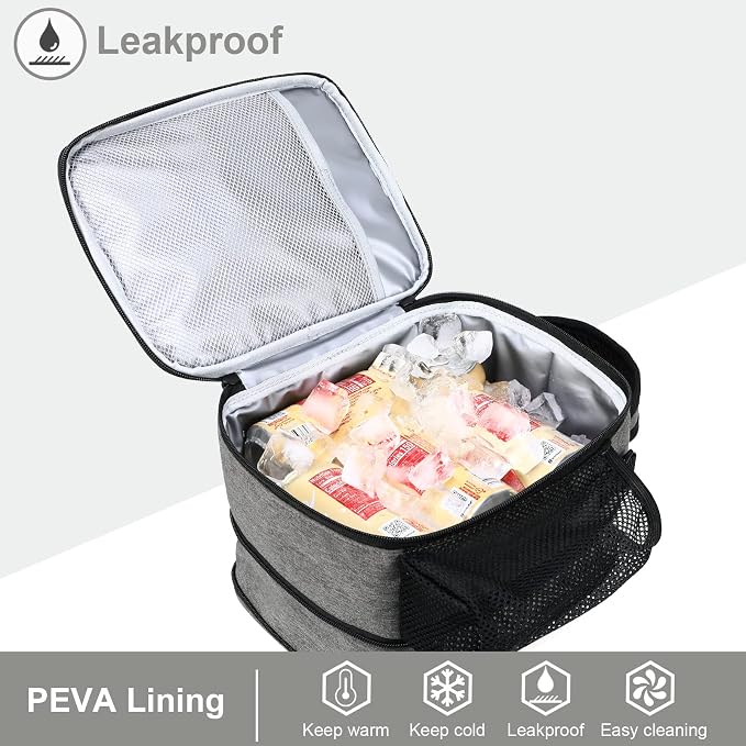 MIER Expandable Lunch Bag Insulated Lunch Box - Image 5