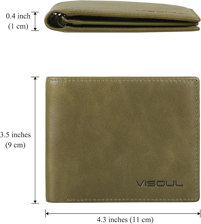 VISOUL Men's Bifold Wallet - Image 4