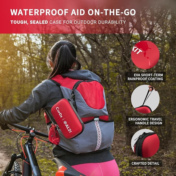 All-Purpose First Aid Kit 184 Pieces, Emergency Kit - Image 4