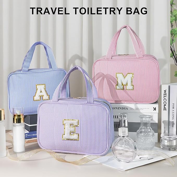 TOPEAST Travel Hanging Toiletry Bag Initial Makeup Bag - Image 7