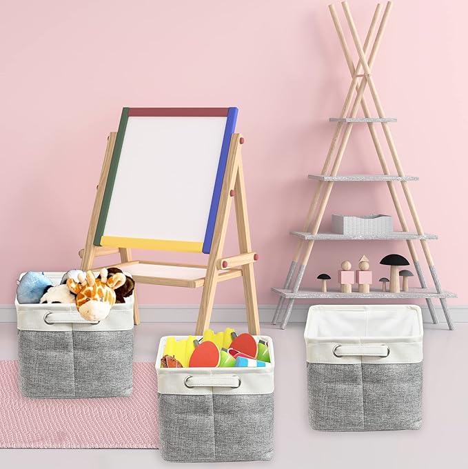 Simple Houseware 14.4" x 10" Fabric Storage Bin - Image 4