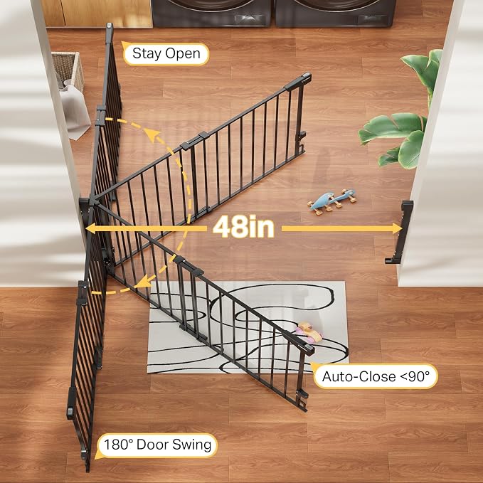 Cumbor Expandable 31.6-48" Baby Gate - Image 5