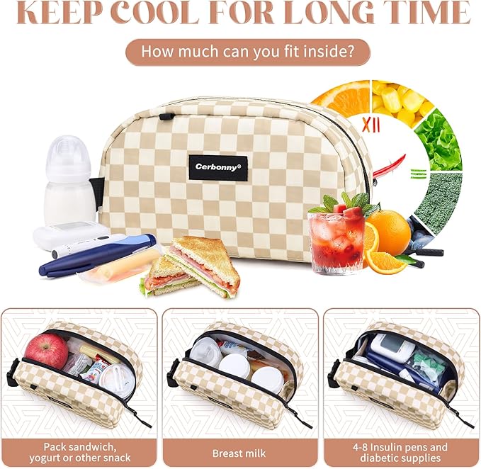 Small Cooler Bag Freezable Lunch Bag - Image 4