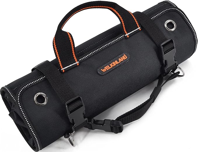 WELKINLAND Men's Tool Roll Organizer, Roll-Up Bag - Image 6
