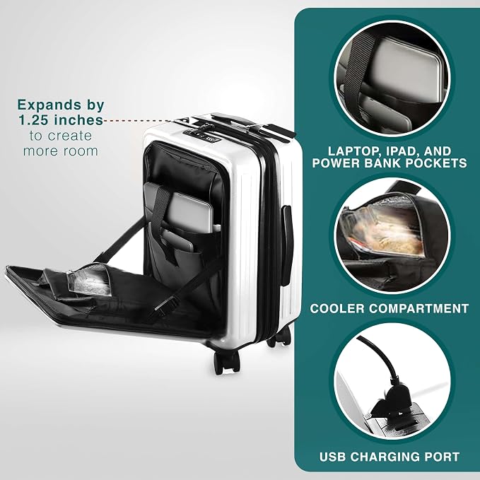 Luggage Sets 3 Piece, 22 Inch Carry on Luggage and 28 Inch Suitcases - Image 4