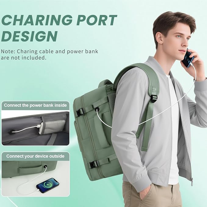 Travel Backpack, Carry on Flight Approved Backpack - Image 3