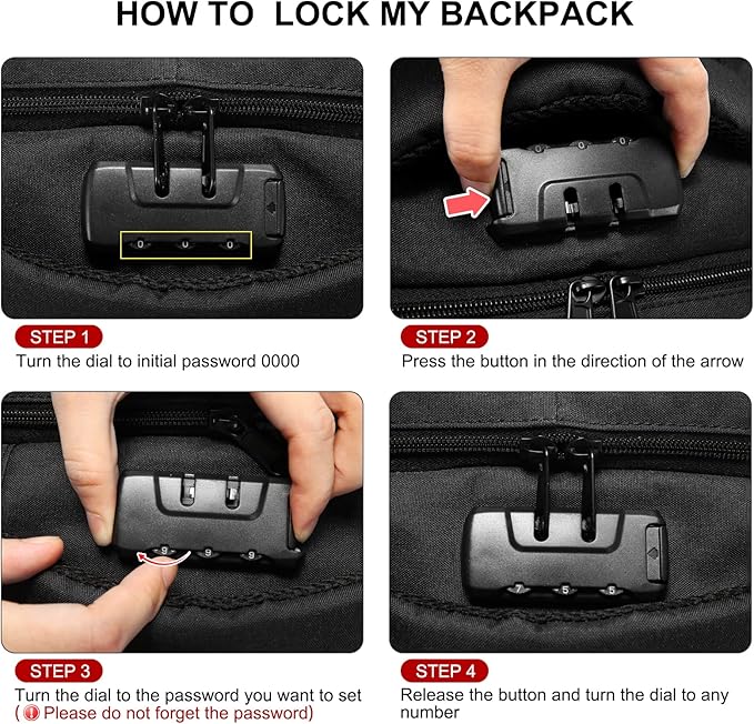 LOVEVOOK Rolling Laptop Backpack - Image 7