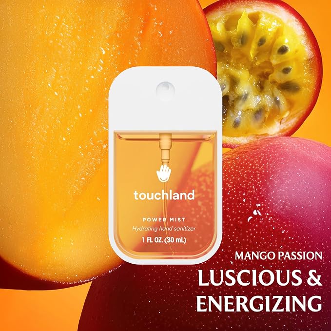 Touchland Power Mist Hydrating Hand Sanitizer Spray, TROPICAL Trio Set - Image 3