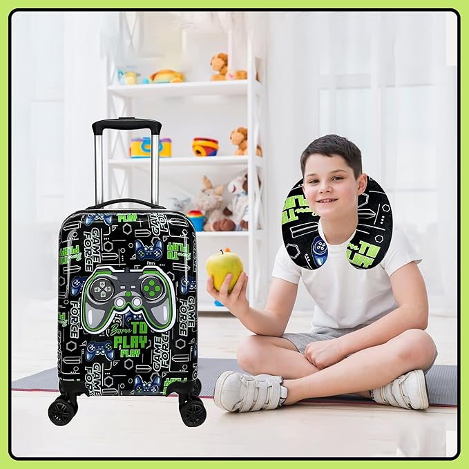 Kid’s Luggage Set 5 Piece Suitcase Set 16’’ Hardside Luggage - Image 6