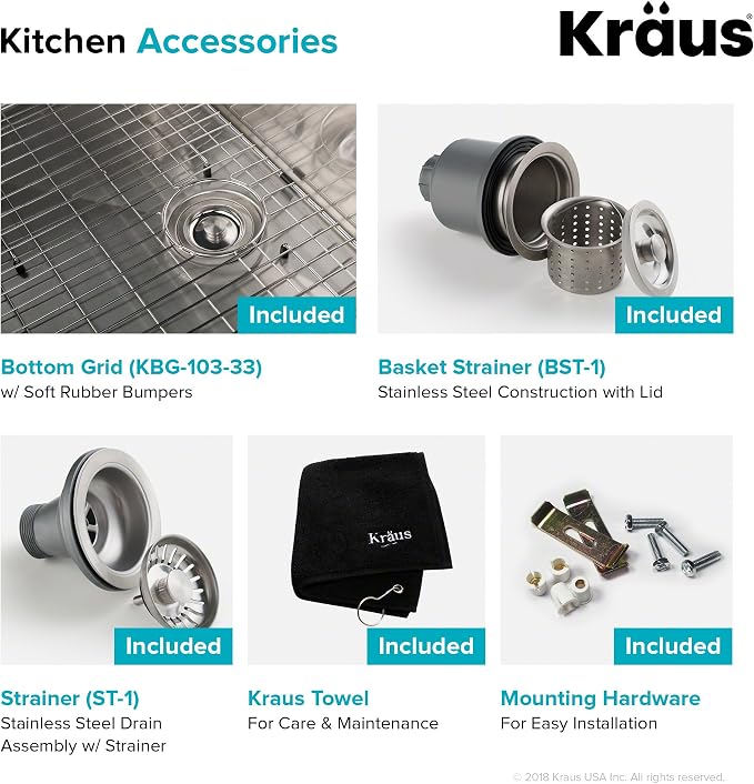 Kraus Kitchen Sinks Undermount - Image 9
