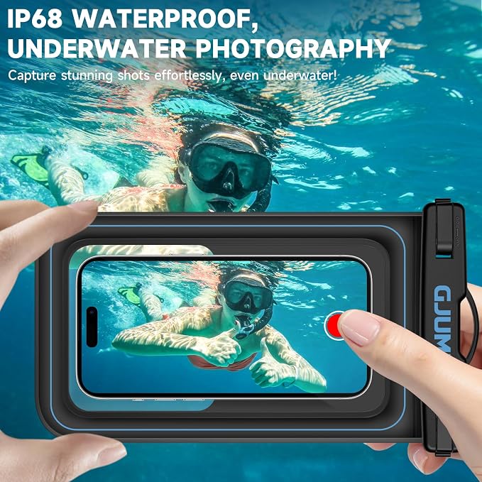 2 Pack Floating Waterproof Phone Pouch, Essential - Image 4