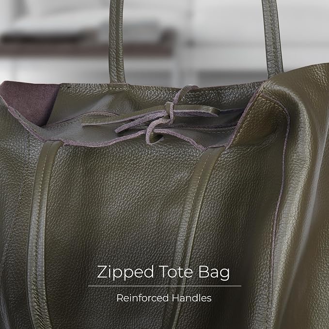Italian Calf Leather Tote for Women - Image 3