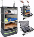 Grand Fusion Stow-N-Go Travel Luggage Organizer – Portable Hanging Travel by GrandFusion