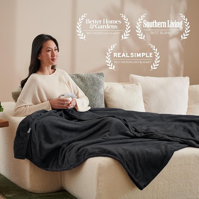 Bare Home Fleece Blanket - Image 5