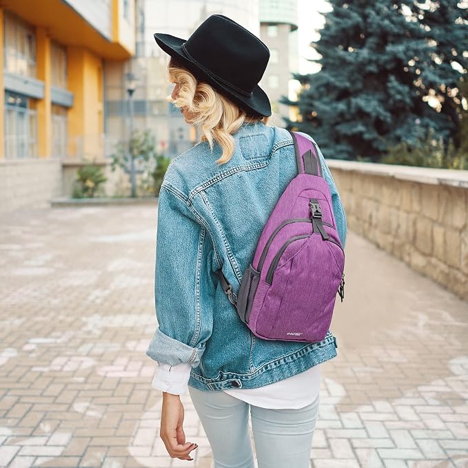 G4Free Sling Bag RFID Blocking Sling Backpack Crossbody Chest Bag Daypack - Image 7