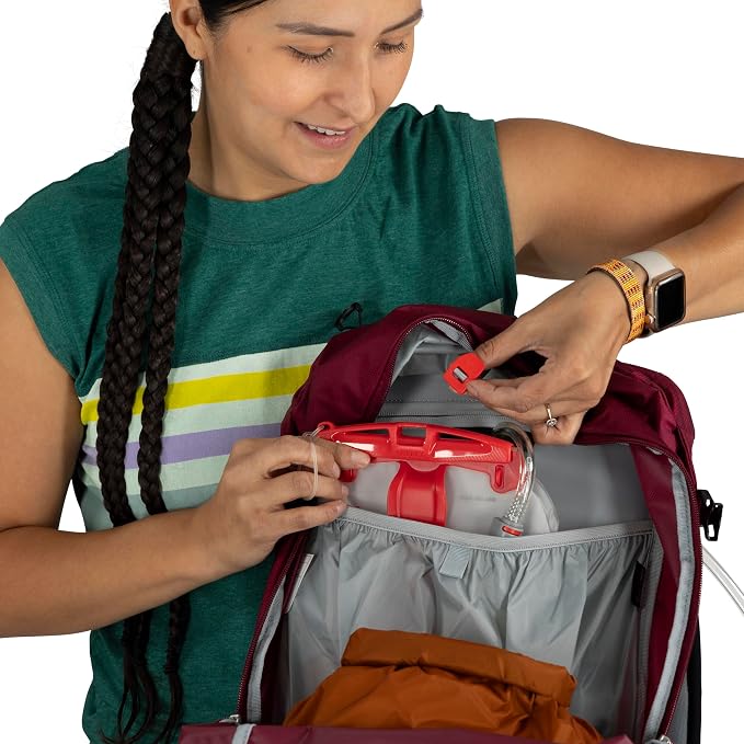 Osprey Hikelite 28L Unisex Hiking Backpack, Chameleon/Black - Image 11