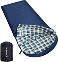 0 Degree Sleeping Bag 100% Cotton Flannel XXL by HiZYNICE