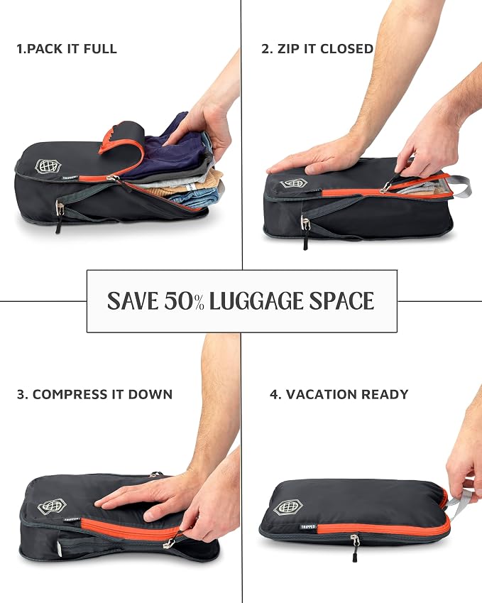 Compression Packing Cubes Set for Travel - Image 7