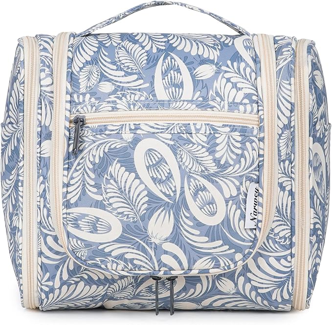 Narwey Hanging Toiletry Bag for Women Travel Makeup Bag Organizer Toiletries by Narwey