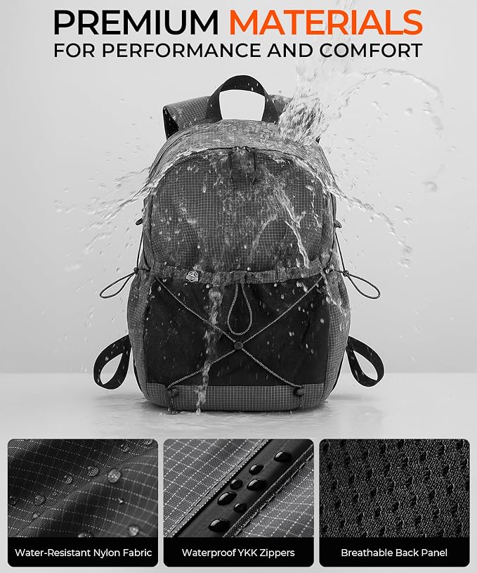 Lightweight Hiking Backpack, Camping Backpack 20L Small Backpacks Water - Image 2