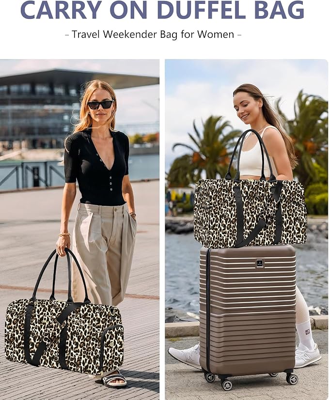 Women Duffle Weekender Travel Bag: Large Duffel Bags - Image 8
