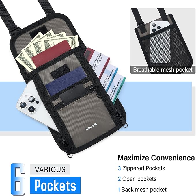 Hanke Passport Holder, Travel Wallet - Image 3
