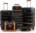 Luggage Sets, Suitcase with Spinner Wheels, PC+ABS Hardshell Travel Luggage Set by Unknown