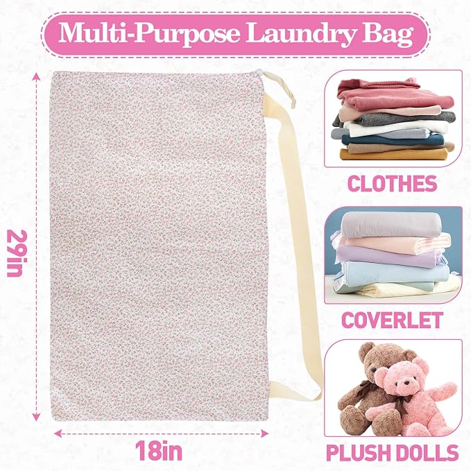 College Laundry Bag, Dirty Clothes Laundry Bag - Image 5