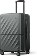 NINETYGO Trunk Luggage 22 Inch, Small Checked Luggage by NINETYGO