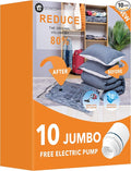 10 Jumbo Vacuum Storage Bags by GONGSHI
