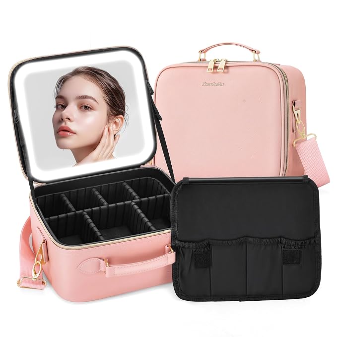 Travel Makeup Bag Cosmetic Organizer Bag by ZhenGuiRu