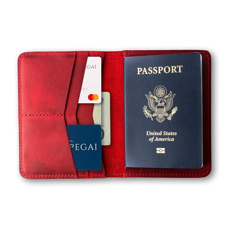 PEGAI Personalized Leather, Passport Holder - Image 2