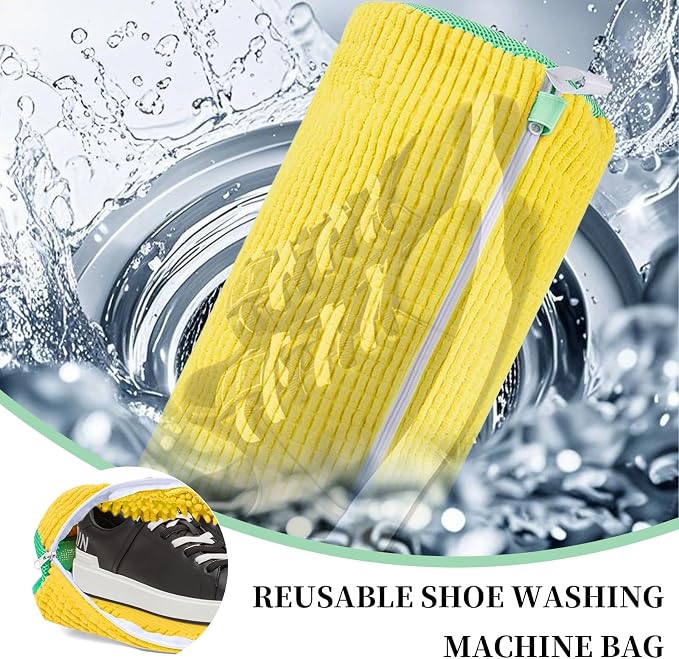 2Pcs Shoe Washing Machine Bag, Reusable Shoes Cleaning Bags - Image 5