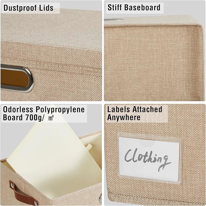17" Large Collapsible Storage Bins - Image 5