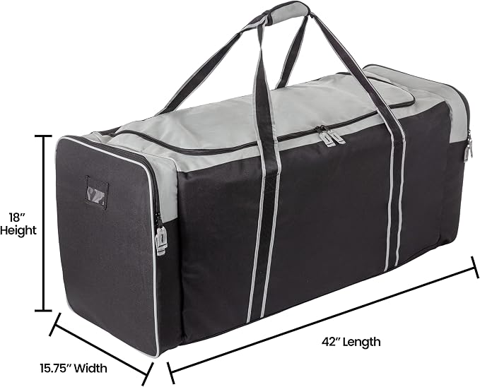 Jetstream Heavy Duty Multi Pocket Durable Sports Gym Equipment Travel Duffel Bag - Image 2