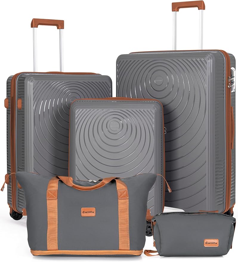 Luggage Sets 5 Piece, Suitcases by CONCEPTEN