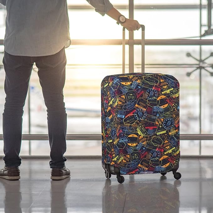 Explore Land Travel Luggage Cover Suitcase Protector Fits 27-30 Inch Case - Image 6