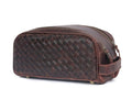 10" Premium Leather Toiletry Travel Pouch by AARONLEATHERGOODS%C2%AE