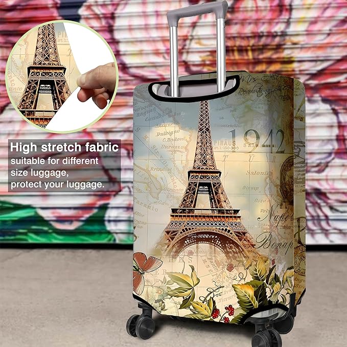 Travel Luggage Cover Suitcase Protector Fits 18-32 Inch Wheel Covers - Image 4