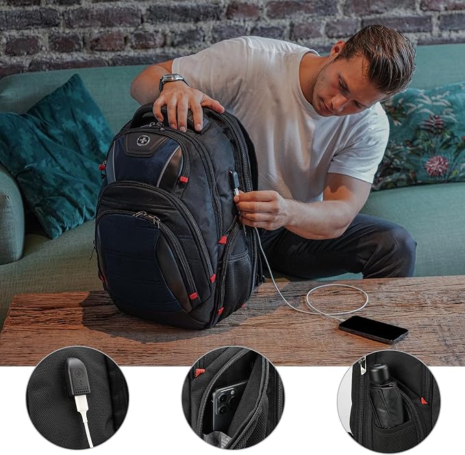 Swissdigital Design Men's Laptop Backpack - Image 6