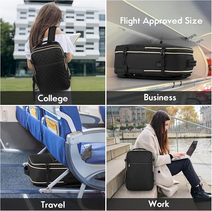 MOMUVO Travel Backpack for Women, Carry On Backpack Airline Approved - Image 7