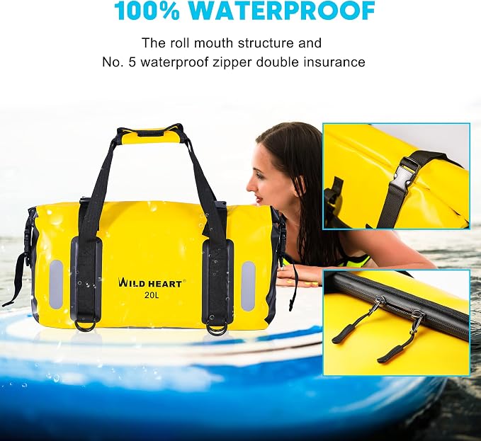 WILD HEART Waterproof Bag Duffel Bag 20L 30L 40L - Image 3