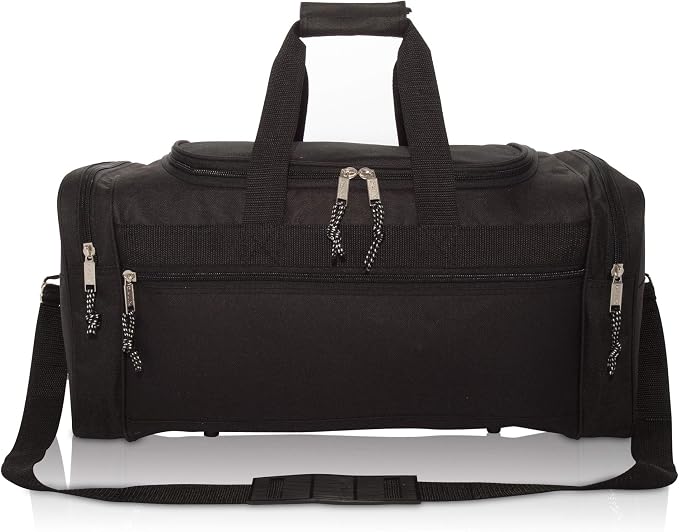DALIX 21" Blank Sports Duffle Bag Gym Bag Travel Duffel Adjustable Strap in - Image 3